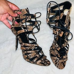 Snake Print Sandal